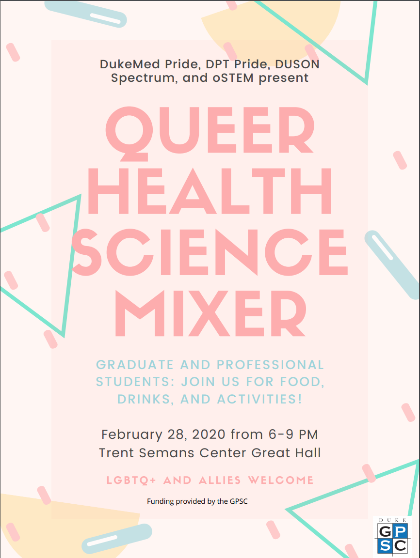 Queer Health Science Mixer