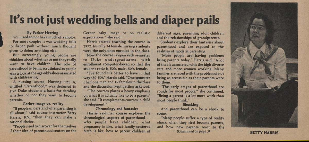“It’s not just wedding bells and diaper pails”