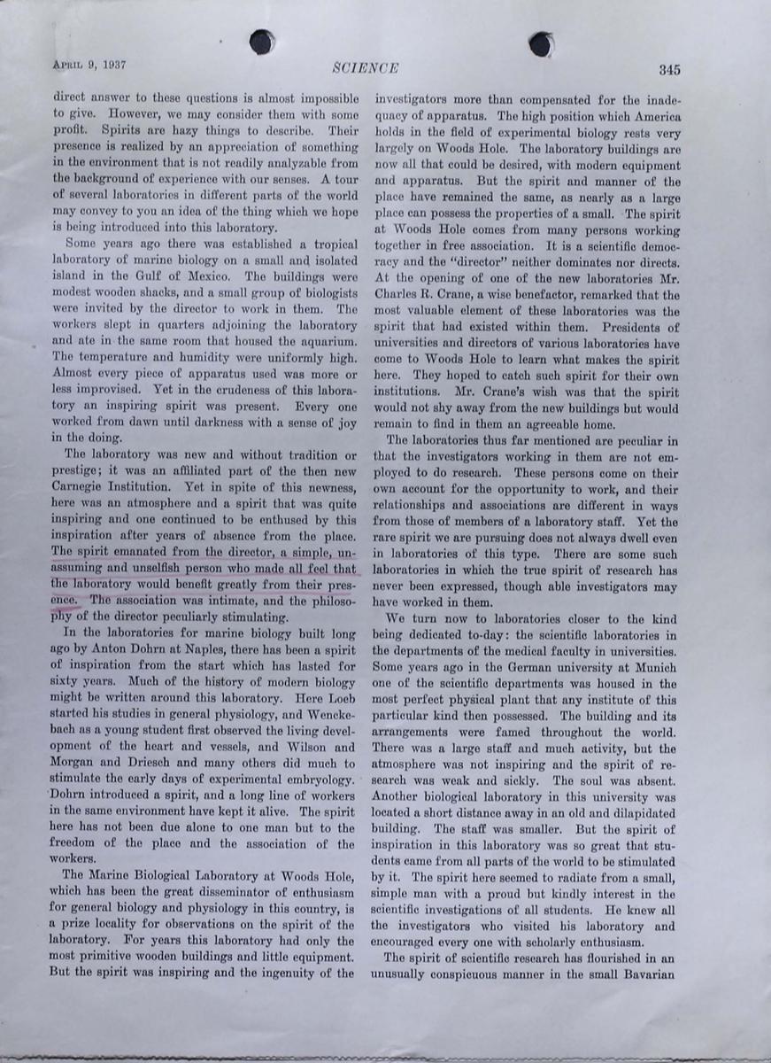 Science article, page 3