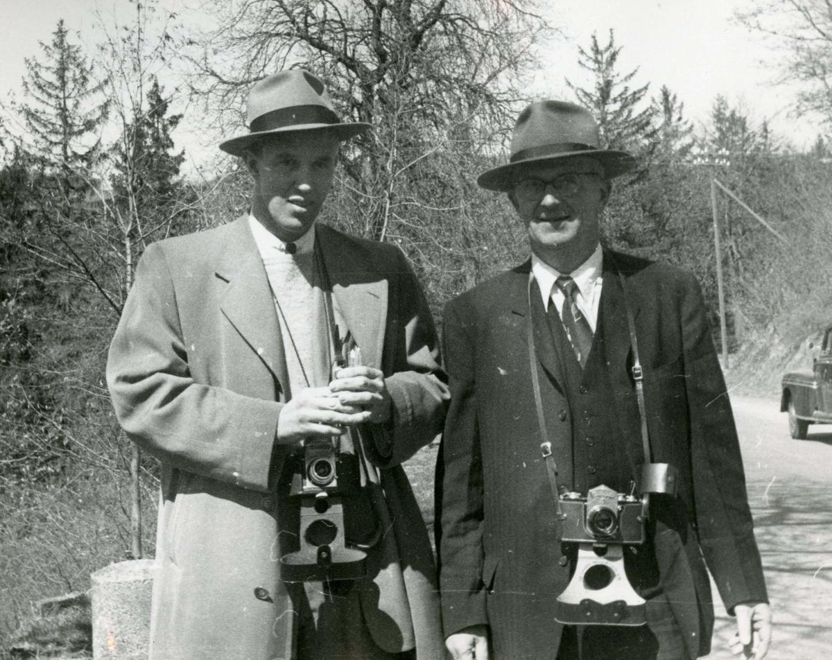 Henry P. Royster, M.D. (left) and Elbert L. Persons, M.D. (right) while on a consultants' tour to Germany and Austria in 1951