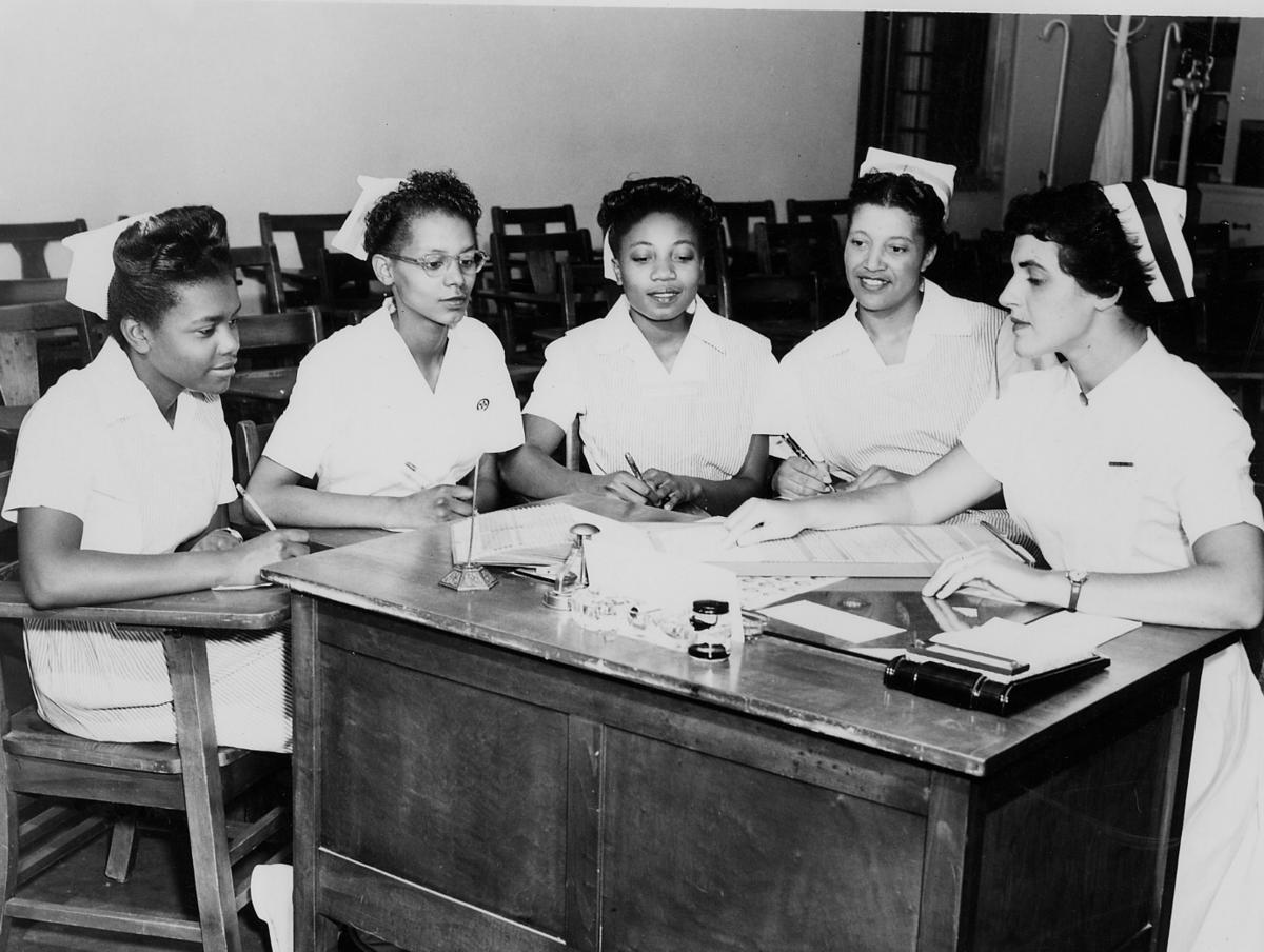 African American licensed practical nursing students