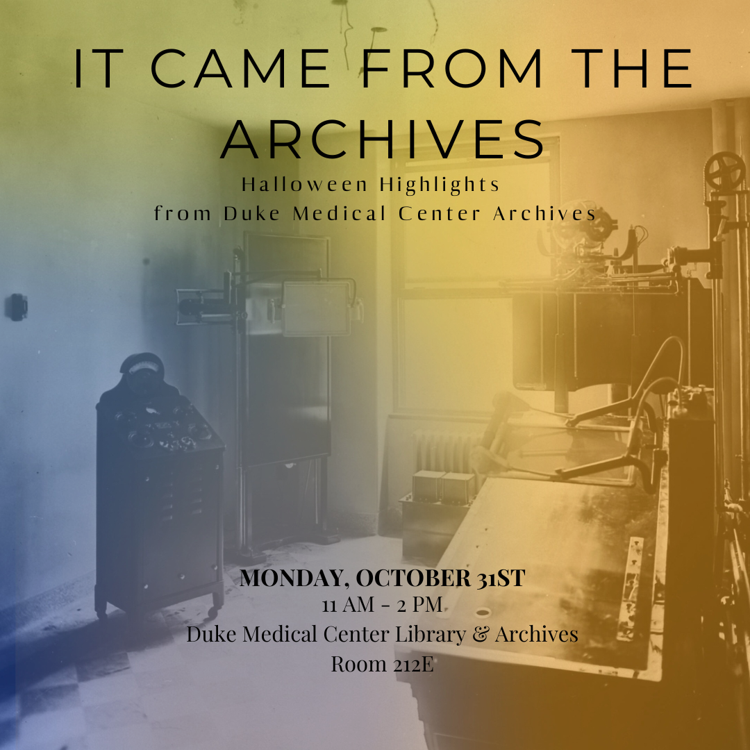 It Came From the Archives event poster